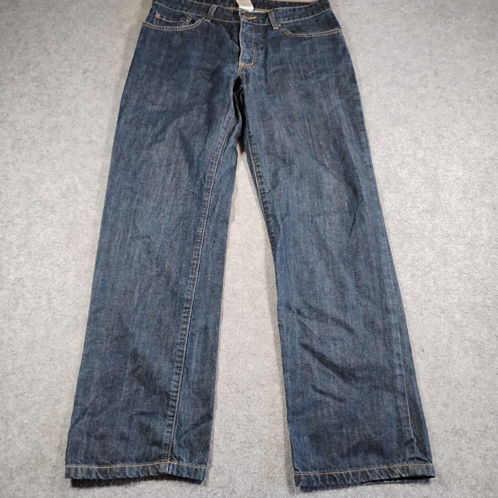 Patagonia Regular Fit Jeans Mens 32x31 Dark Wash Organic Cotton Denim 56855